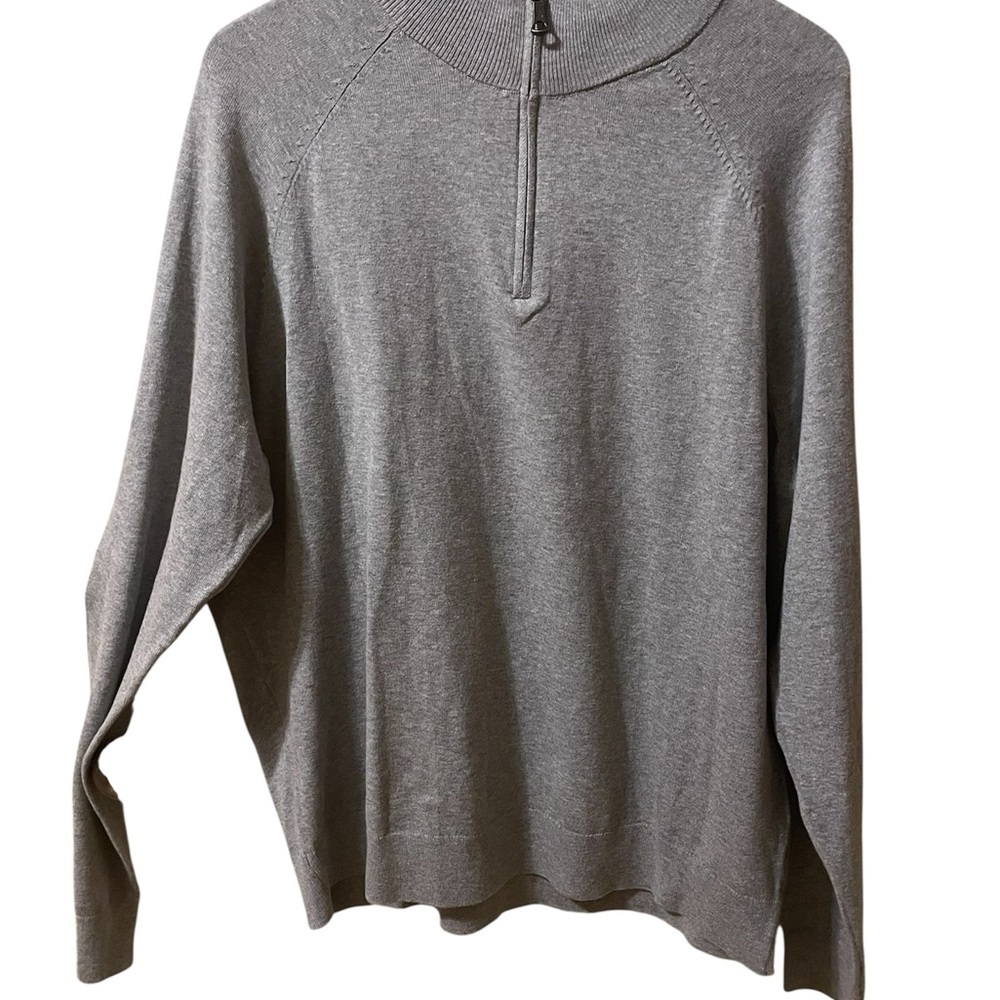 Brooks Brothers® Cotton Stretch 1/4-Zip Sweater- XL‎